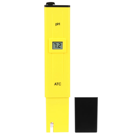 Digital PH Meter Handheld Water PH Meter w/ ATC 0-14 PH 0.1 PH Accuracy Water Quality Tester for Household Drinking Water Hydroponics Aquariums Swimmi