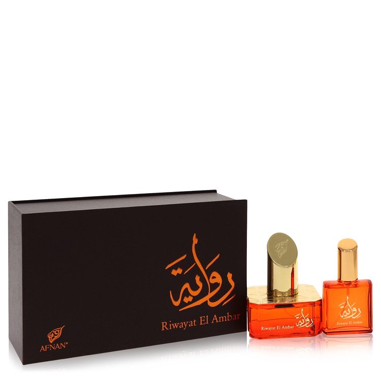 Riwayat El Ambar By Afnan Eau De Parfum Spray + Free .67 Oz Travel EDP Spray 1.7 Oz For Women
