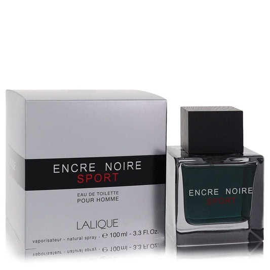 Encre Noire Sport By Lalique Eau De Toilette Spray 3.3 Oz For Men