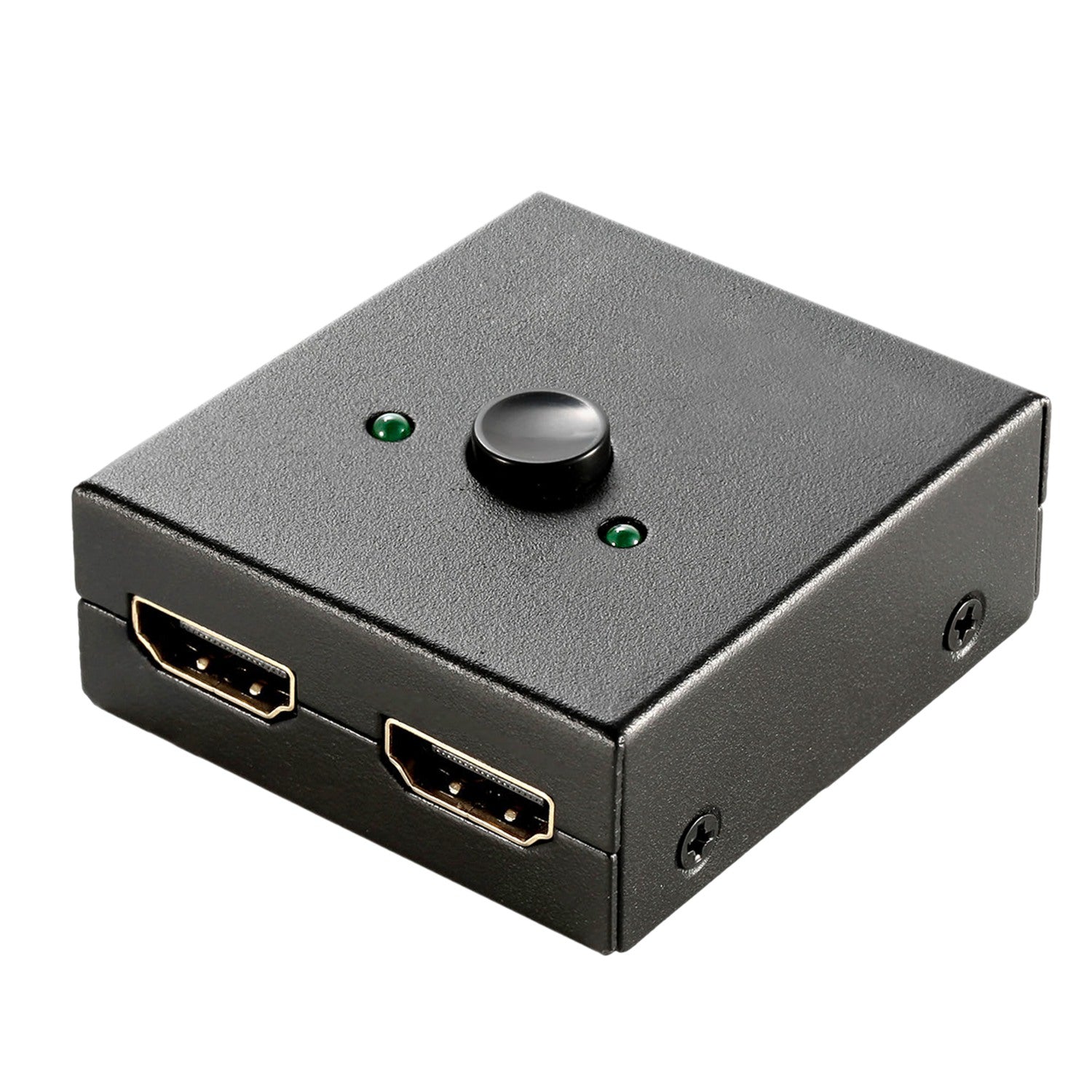 HD IN & HD OUT Bi-directional Switch Adapter 1x2 or 2x1 4K HDTV Splitter Converter Hub Manual Switcher Supports HD 3D 1080P for DVD HDTV Projector Dis