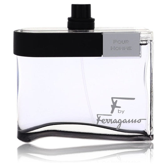 F Black By Salvatore Ferragamo Eau De Toilette Spray (Tester) 3.4 Oz For Men