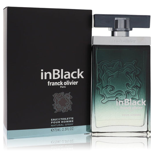 Franck Olivier In Black By Franck Olivier Eau De Toilette Spray 2.5 Oz For Men