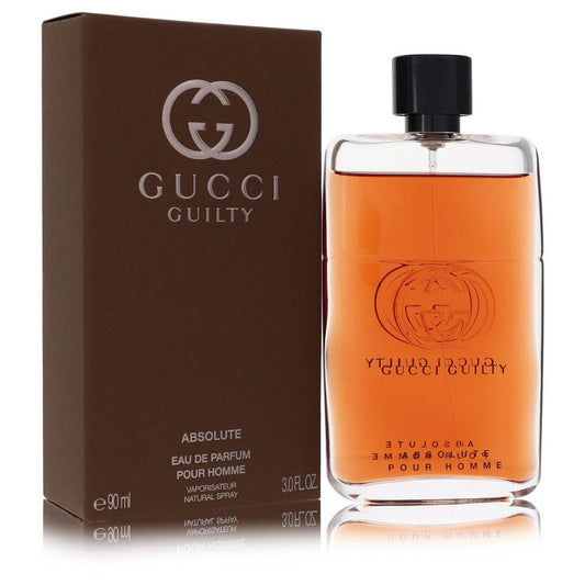 Gucci Guilty Absolute By Gucci Eau De Parfum Spray 3 Oz For Men
