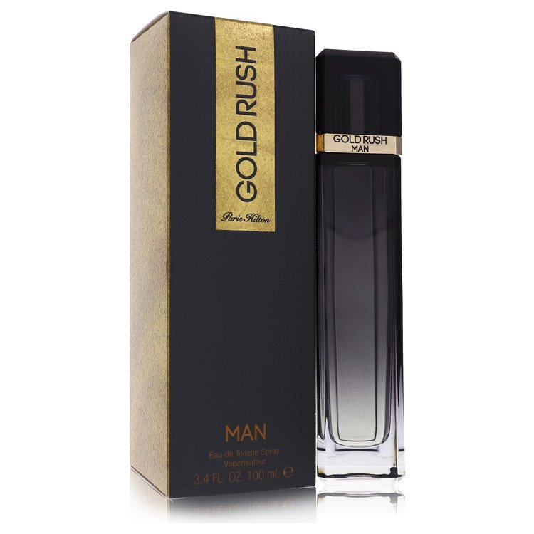 Gold Rush By Paris Hilton Eau De Toilette Spray 3.4 Oz For Men