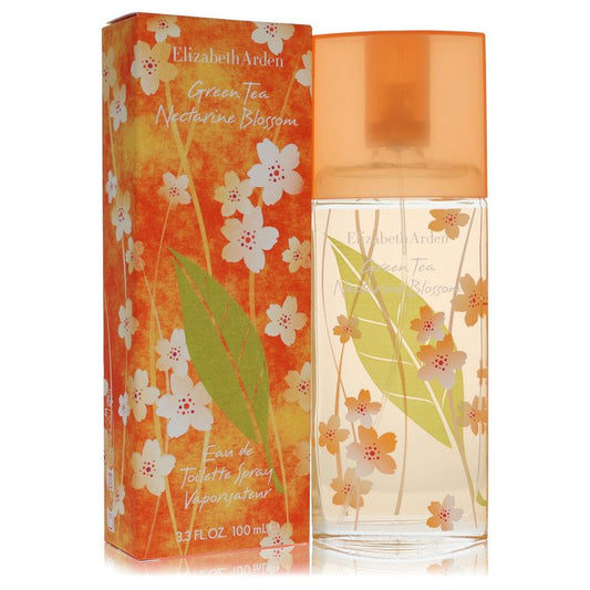 Green Tea Nectarine Blossom By Elizabeth Arden Eau De Toilette Spray 3.3 Oz For Women
