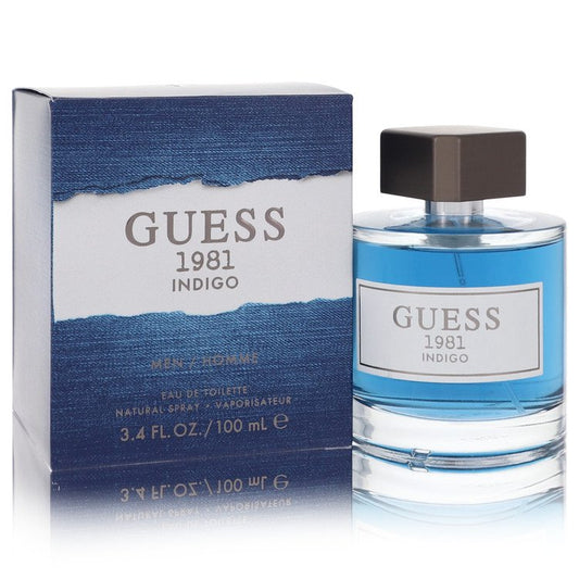 Guess 1981 Indigo By Guess Eau De Toilette Spray 3.4 Oz For Men
