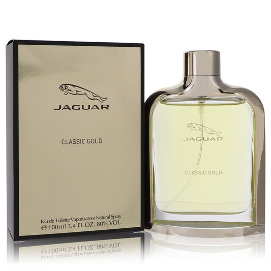 Jaguar Classic Gold By Jaguar Eau De Toilette Spray 3.4 Oz For Men