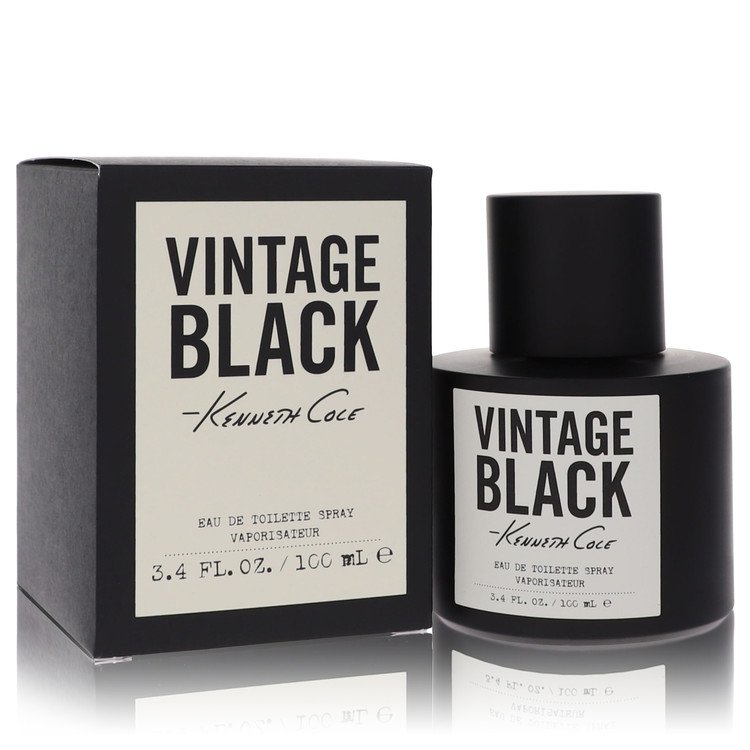 Kenneth Cole Vintage Black By Kenneth Cole Eau De Toilette Spray 3.4 Oz For Men