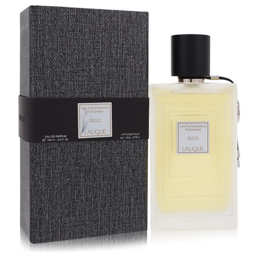 Les Compositions Parfumees Gold By Lalique Eau De Parfum Spray 3.3 Oz For Women