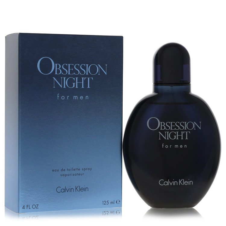 Obsession Night By Calvin Klein Eau De Toilette Spray 4 Oz For Men