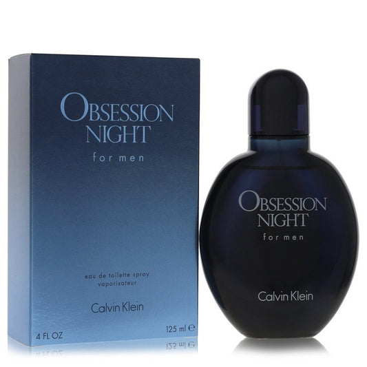Obsession Night By Calvin Klein Eau De Toilette Spray 4 Oz For Men