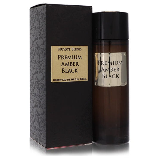 Private Blend Premium Amber Black By Chkoudra Paris Eau De Parfum Spray 3.4 Oz For Men