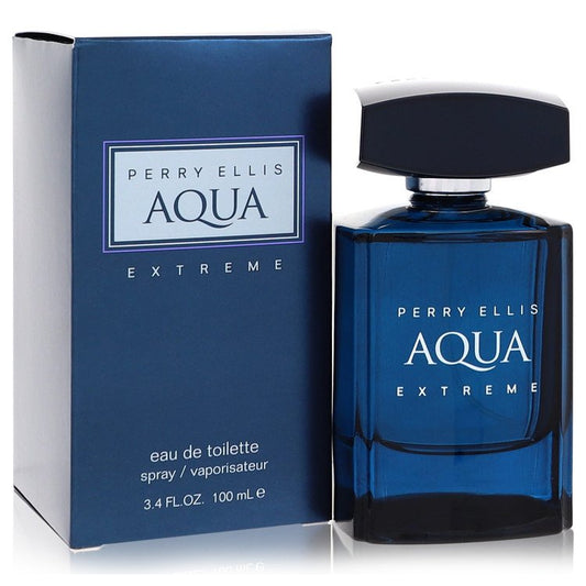 Perry Ellis Aqua Extreme By Perry Ellis Eau De Toilette Spray 3.4 Oz For Men