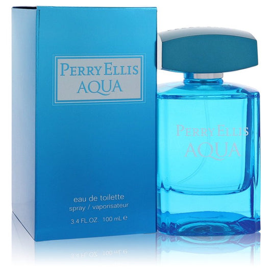 Perry Ellis Aqua By Perry Ellis Eau De Toilette Spray 3.4 Oz For Men