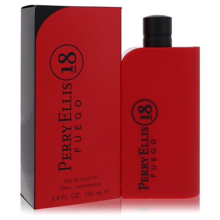 Perry Ellis 18 Fuego By Perry Ellis Eau De Toilette Spray 3.4 Oz For Men