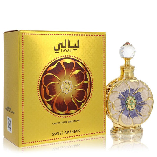 Swiss Arabian Layali By Swiss Arabian Concentrated Perfume Oil 0.5 Oz For Women