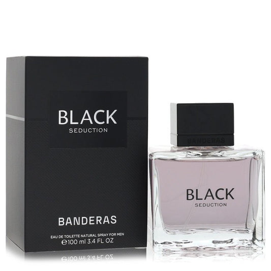 Seduction In Black By Antonio Banderas Eau De Toilette Spray 3.4 Oz For Men