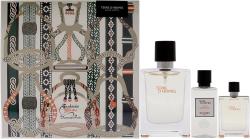 Terre D'Hermes 3 Pcs. Gift Set: 3.3Oz EDT Spray 0.42Oz EDT Spray 1.35Oz After Shave Lotion For Men