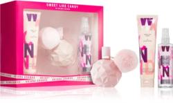 Ariana Grande Sweet Like Candy 3 Pcs. Gift Set:3.4Oz. EDP + 3.4Oz. Body Lotion + 4.0Oz Body Mist For Women
