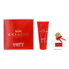 Coach Poppy By Coach 2 Pcs. Gift Set: 3.4Oz. EDP Spray + 3.4Oz. Body Lotion For Women