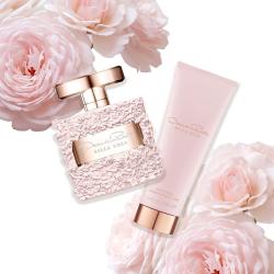 Oscar Bella Rosa 2Pc Set: 3.4Oz EDP Spray 3.4Oz Body Lotion For Women.