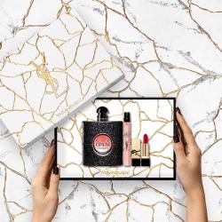 Black Opium 3Pc: 3.0Oz EDP Spray 10Ml EDP And Lipstick For Women