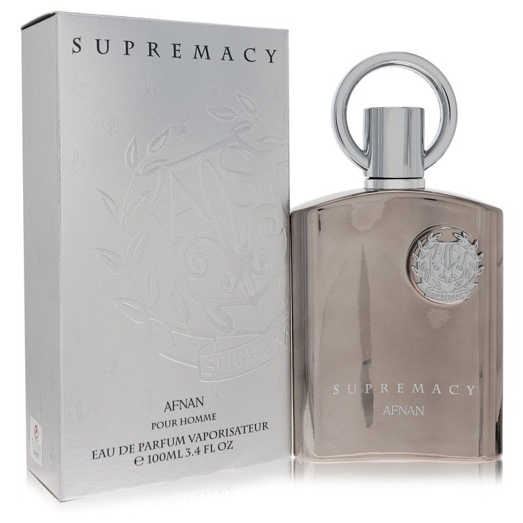 Supremacy Silver By Afnan Eau De Parfum Spray 3.4 Oz For Men