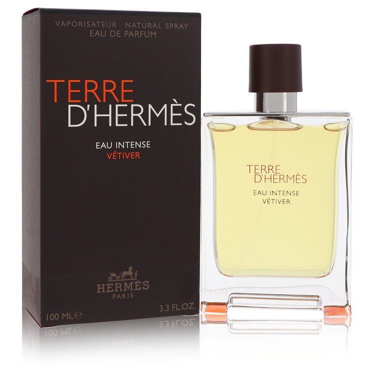 Terre D'Hermes Eau Intense Vetiver By Hermes Eau De Parfum Spray 3.3 Oz For Men