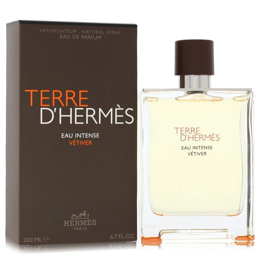 Terre D'Hermes Eau Intense Vetiver By Hermes Eau De Parfum Spray 6.8 Oz For Men