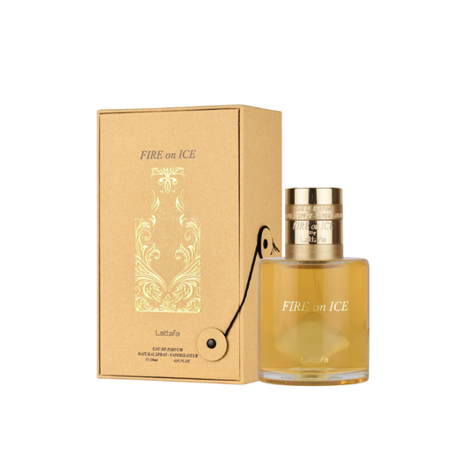 Lattafa Fire On Ice By Lattafa Eau De Parfum Spray (Unisex) 3.7 Oz For Men