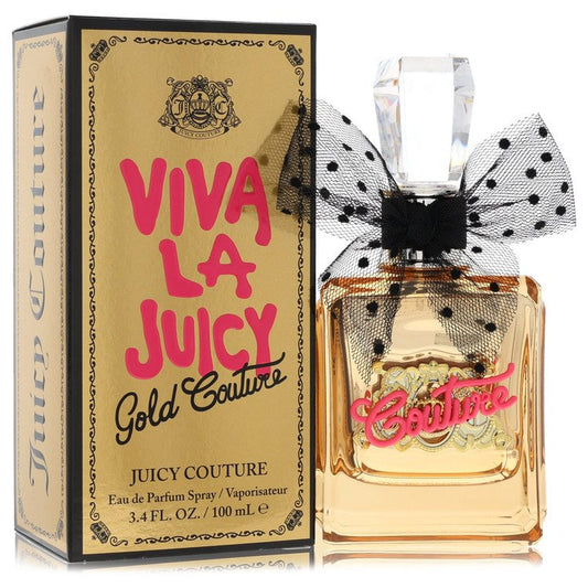 Viva La Juicy Gold Couture By Juicy Couture Eau De Parfum Spray 3.4 Oz For Women