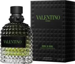 Born In Roma Green Stravaganza By Valentino 1.7 Fl.Oz. EDT Spray For Men.