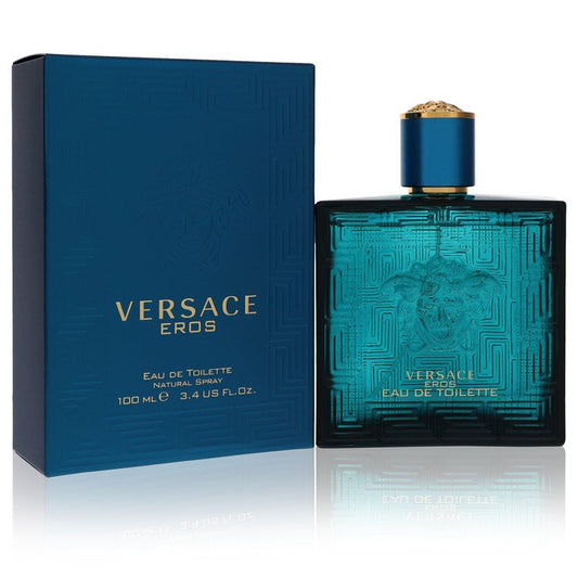 Versace Eros By Versace Eau De Toilette Spray 3.4 Oz For Men