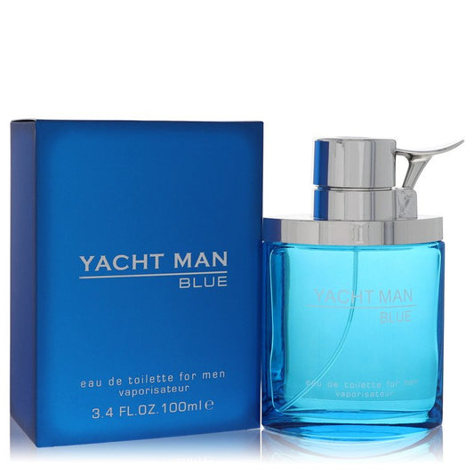 Yacht Man Blue By Myrurgia Eau De Toilette Spray 3.4 Oz For Men