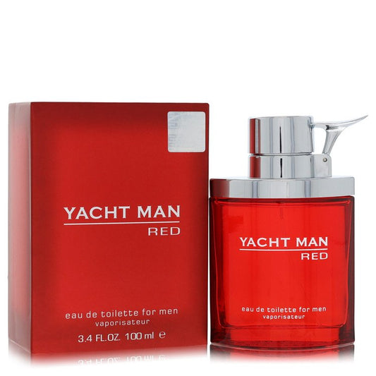 Yacht Man Red By Myrurgia Eau De Toilette Spray 3.4 Oz For Men